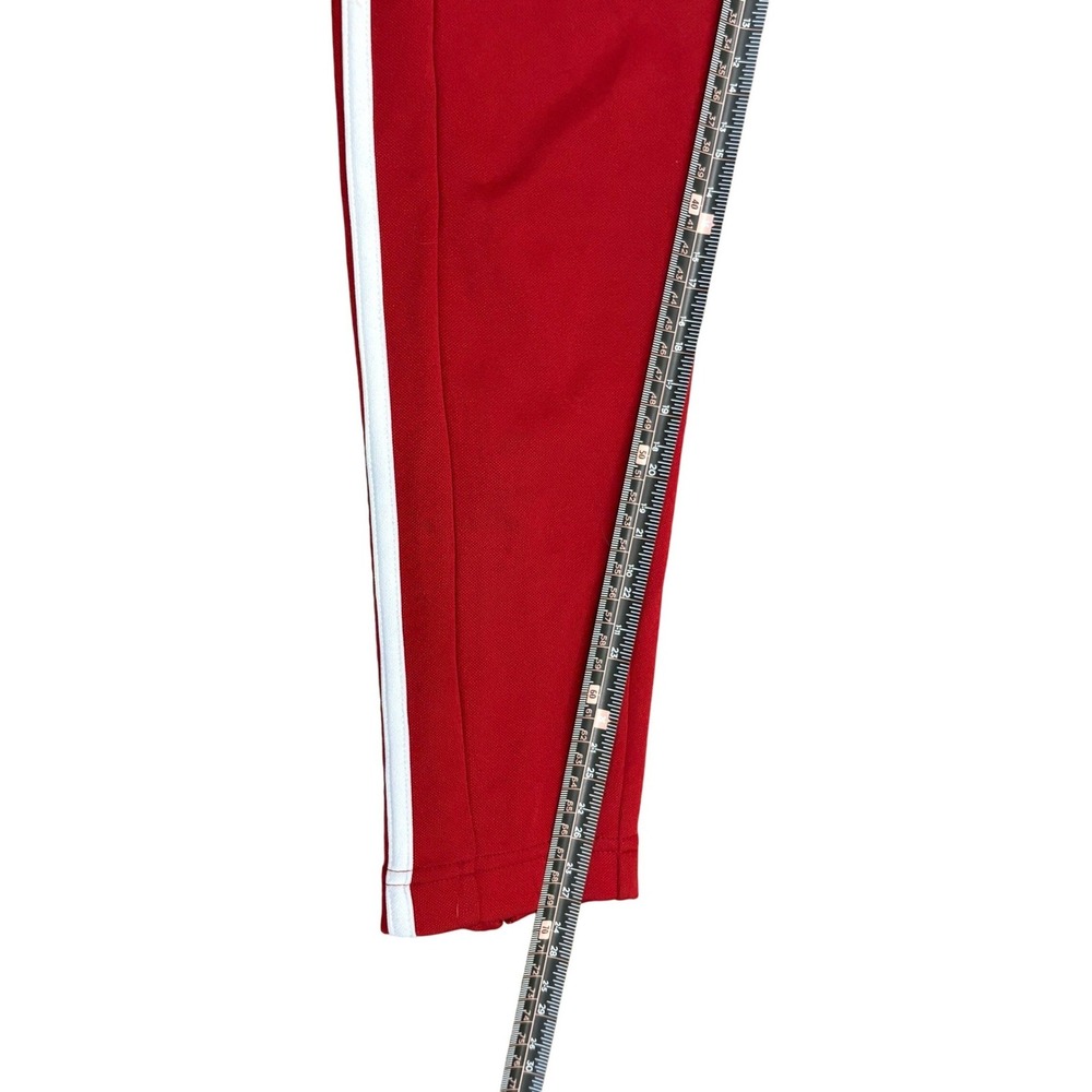 Adidas Track Pants Women XS Red Tiro 3-Stripe‎ Athletic Joggers Zipper Cuffs - Picture 8 of 9